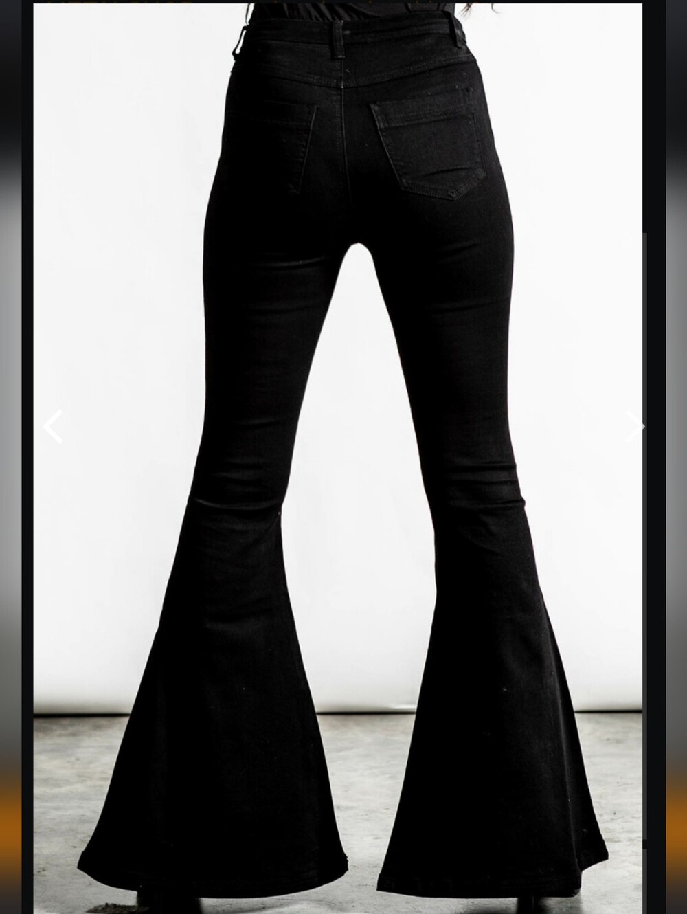 Killstar Black High-Waist Flared Jeans - Picture 4 of 4